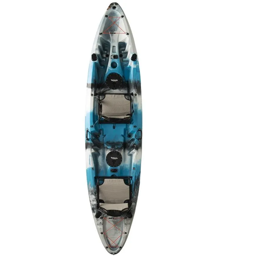 Vanhunks 12' Voyager Deluxe Tandem Fishing Kayak