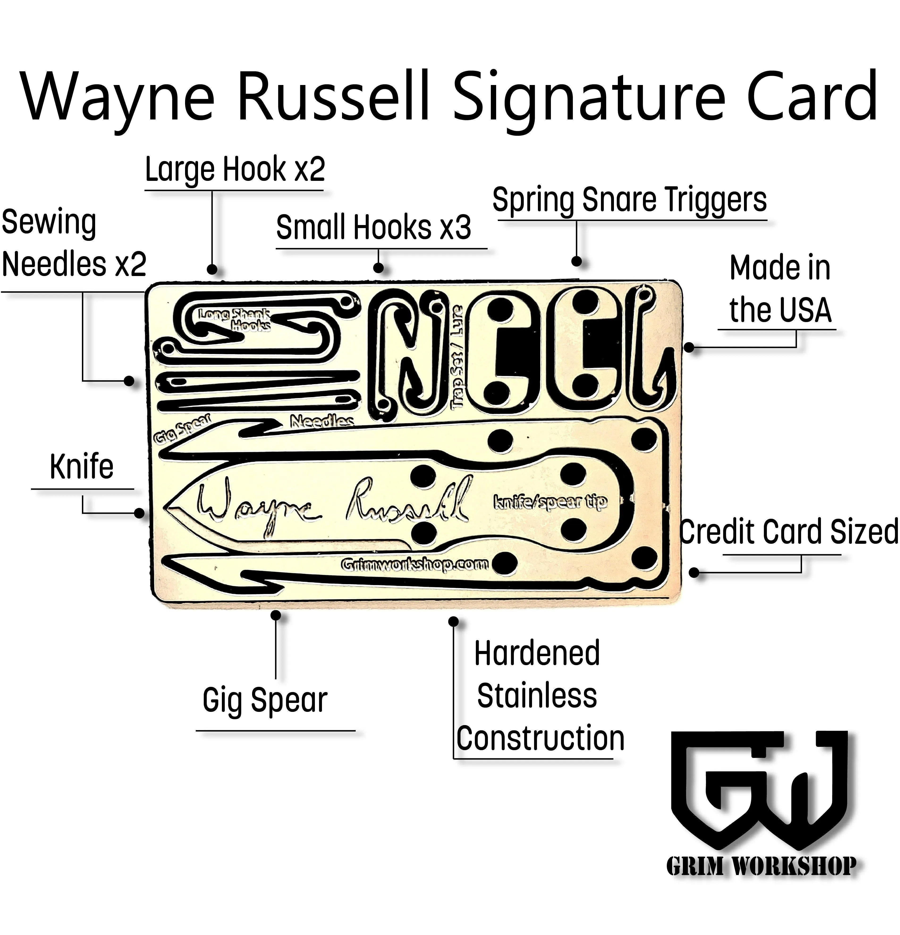 Wayne Russell "Kullcraven" Signature Survival Card