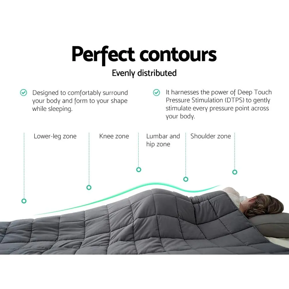 Weighted Calming Blanket 11KG Dark Grey