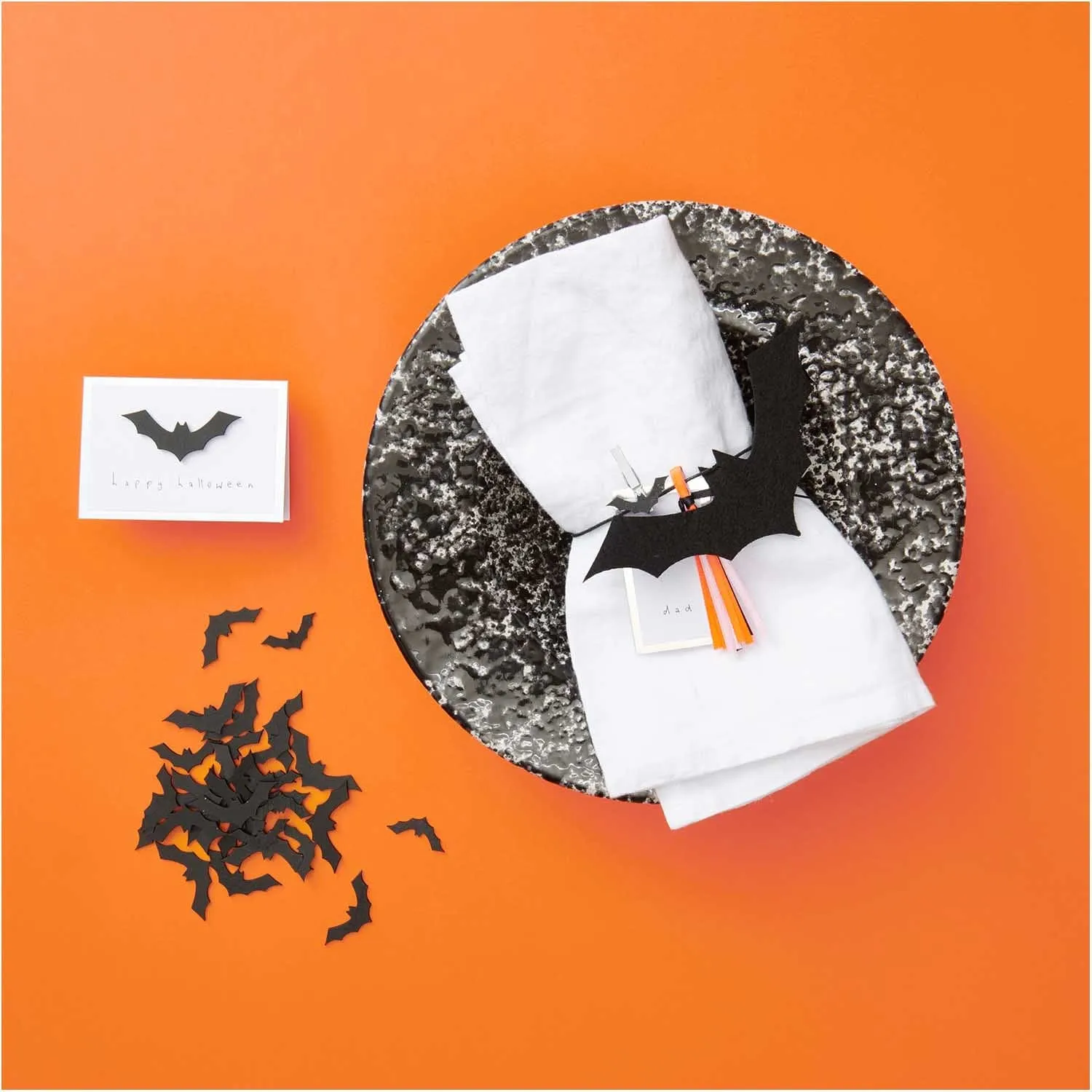 Wooden Confetti - Halloween Bats