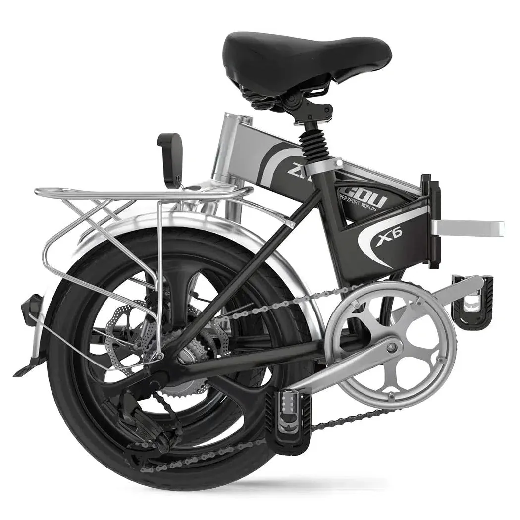 ZHENGBU F6 20" Fat Tire Folding Electric Bike