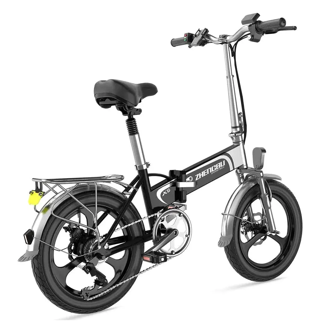 ZHENGBU F6 20" Fat Tire Folding Electric Bike