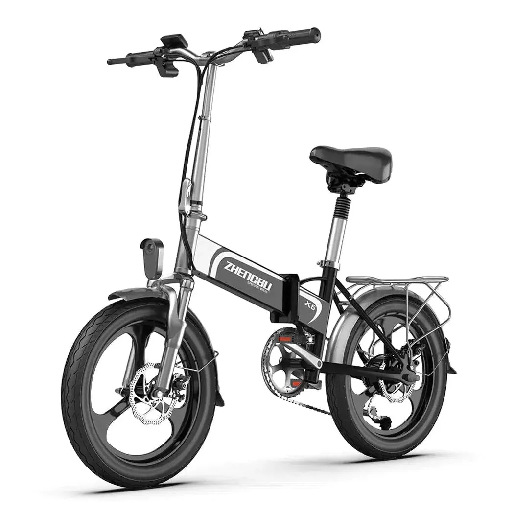 ZHENGBU F6 20" Fat Tire Folding Electric Bike